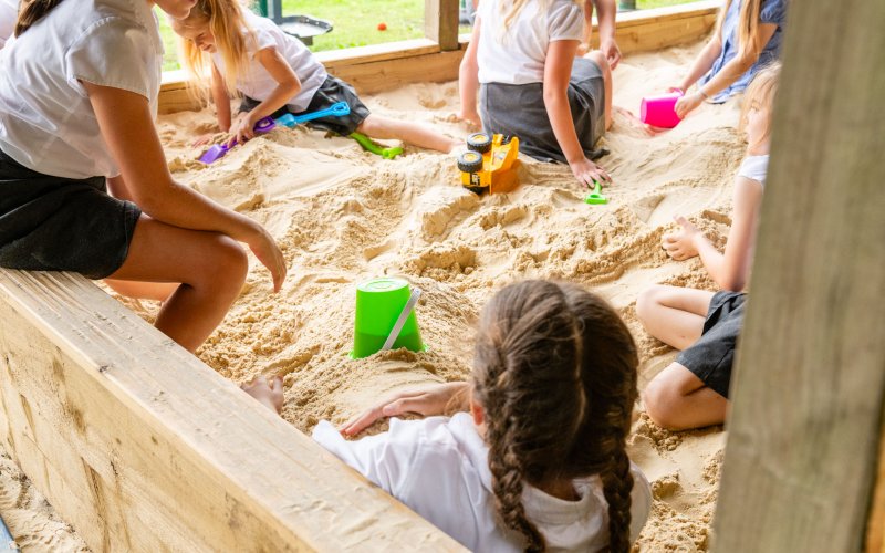 Fun in the sandpit today!